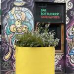 Giant Yellow Garden Pot - Brighten Your Space - Durable & Stylish - Ideal for Roadside or Commercial Use