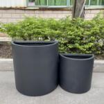 Half circle Half cylindar garden pot and planter