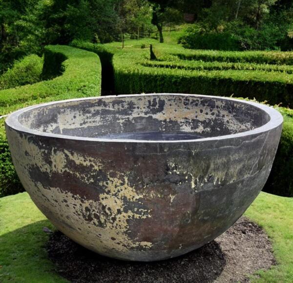 Thai Limestone Grand Bowl Planter