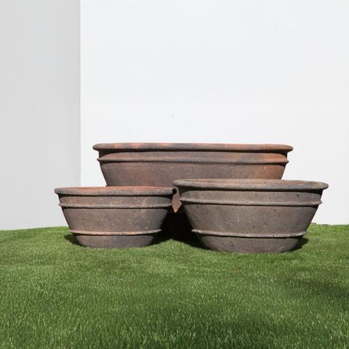 Old Stone Sala Pond Planter Terracotta look garden pot