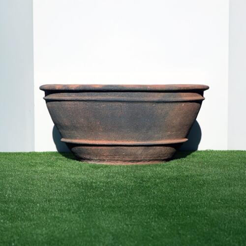 Old Stone Sala Pond Planter Terracotta look garden pot